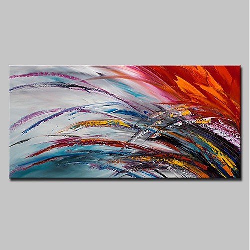 

Oil Painting Hand Painted - Abstract Simple Modern Stretched Canvas