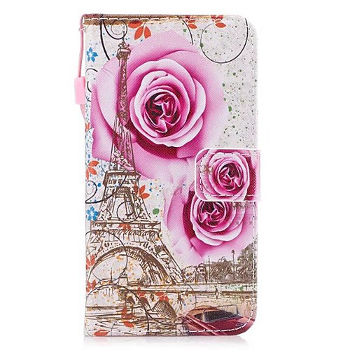 

Case For Samsung Galaxy J5 (2017) / J3 (2017) Wallet / Card Holder / with Stand Full Body Cases Flower Hard PU Leather