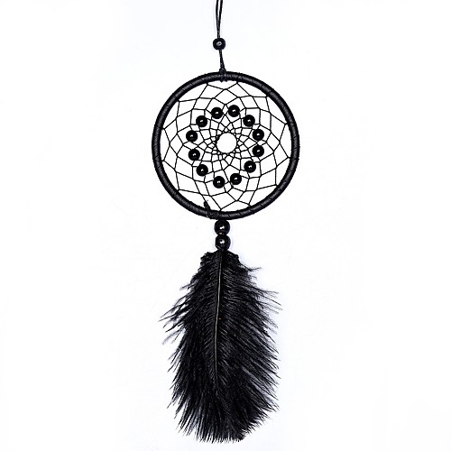

Boho Dream Catcher Handmade Gift Wall Hanging Decor Art Ornament Craft Feather for Kids Bedroom Wedding Festival 309cm