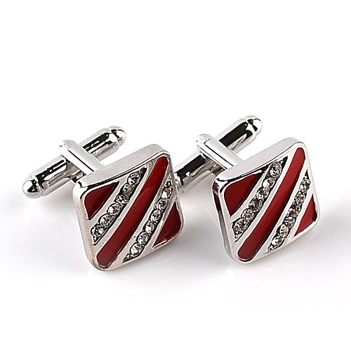 

Cufflinks Elegant Formal Fashion Classic Alloy Brooch Jewelry Red Black For Party Wedding Business / Ceremony / Wedding Evening Party