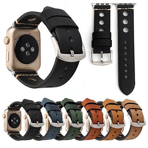 

Watch Band for Apple Watch Series 4/3/2/1 Apple Modern Buckle Genuine Leather Wrist Strap