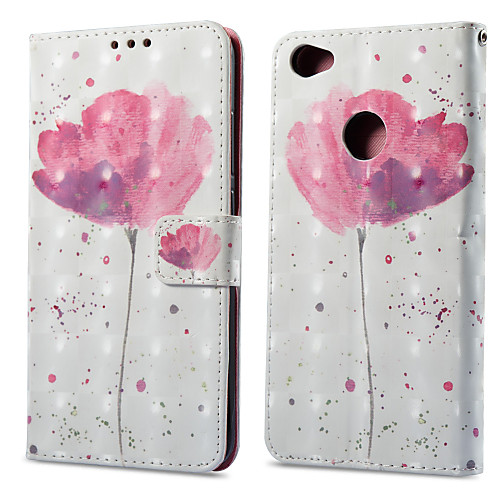 

Case For Xiaomi Xiaomi Redmi Note 4X / Redmi 5A / Xiaomi Redmi 4A Wallet / Card Holder / with Stand Full Body Cases Flower Hard PU Leather