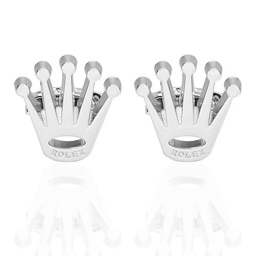 

Cufflinks Basic Fashion Brooch Jewelry Silver For Daily Formal