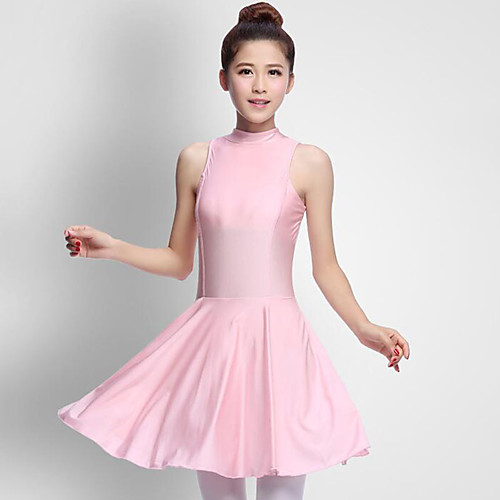 

Ballet Dress Ruffles Women's Performance Sleeveless Natural Spandex