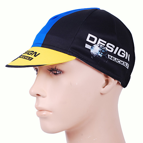 

Nuckily Cycling Cap / Bike Cap Cap Polka Dot Stripes Sunscreen UV Resistant Breathable Quick Dry Insulated Bike / Cycling Yellow Polyester Winter for Men's Women's Adults' Camping / Hiking Leisure