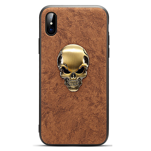 

Phone Case For Apple Back Cover Leather iPhone X iPhone 8 Plus iPhone 8 iPhone 7 Plus iPhone 7 iPhone 6s Plus iPhone 6s iPhone 6 Plus iPhone 6 Frosted Solid Color Hard PU Leather