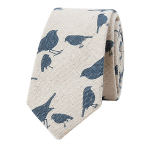 

Men's Cotton Necktie - Print