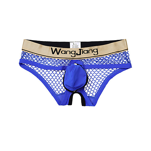 

Men's Color Block Boxers Underwear Micro-elastic 1 PC Wine S