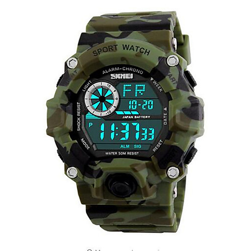 

SKMEI Wrist Watch Digital Digital Casual Water Resistant / Waterproof Calendar / date / day Stopwatch / Quilted PU Leather