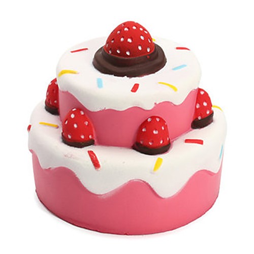 

Squishy Squishies Squishy Toy Squeeze Toy / Sensory Toy Jumbo Squishies Food&Drink Strawberry Cake Animal Stress and Anxiety Relief Novelty Super Soft Slow Rising For Kid's Adults' Boys' Girls' Gift