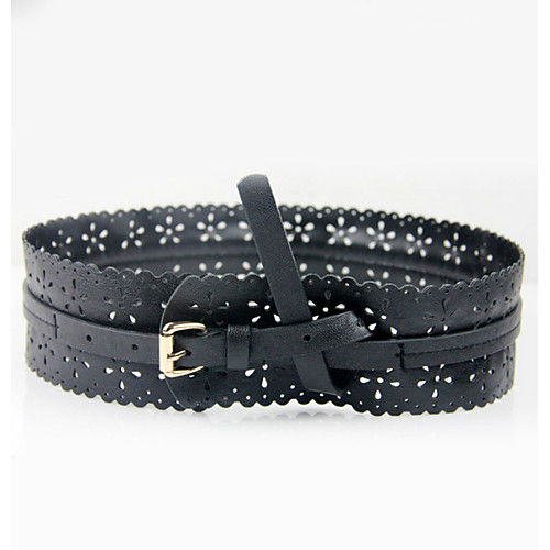 

Women's Active / Basic Leather Wide Belt