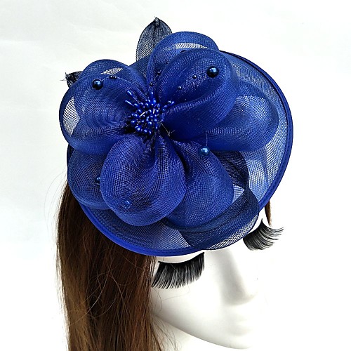 

Feather / Net Fascinators / Flowers / Hats with Feathers / Fur / Floral 1pc Wedding / Special Occasion / Horse Race Headpiece