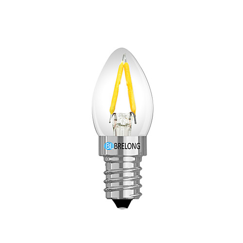 

BRELONG 1 pc E14 2W Dimmable LED Filament Light Bulb AC110V /AC 220V Warm White