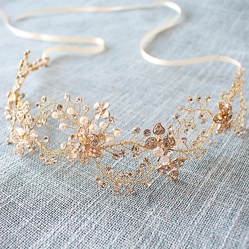 

Rhinestone / Alloy with Rhinestone 1pc Wedding / Party / Evening Headpiece