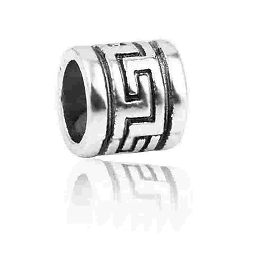 

DIY Jewelry 1 pcs Beads Alloy Silver Cylinder Bead 0.2 cm DIY Necklace Bracelet