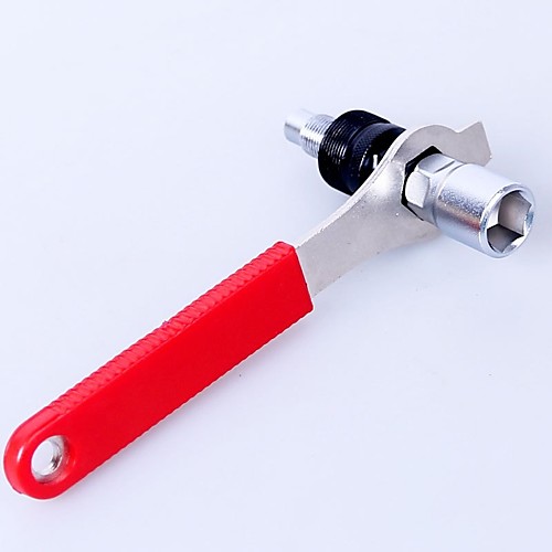 

Bike Crankset Puller Remover Spanner Anti-Slip Portable Repair Kit Durable For Road Bike Mountain Bike MTB Cycling Bicycle Carbon Steel Silver 1 pcs