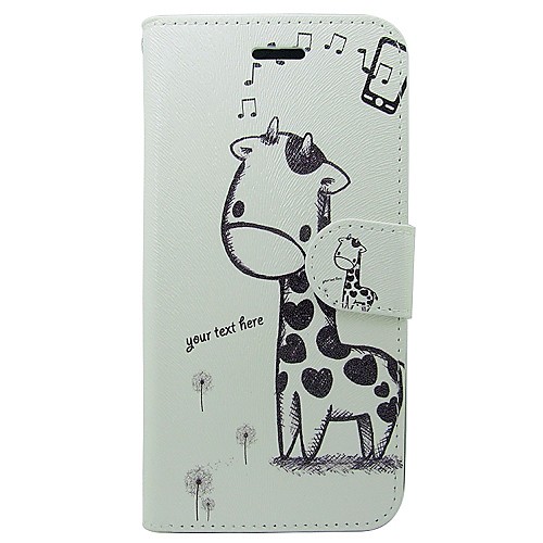 

Case For Apple iPhone X / iPhone 8 Wallet / Card Holder / with Stand Full Body Cases Animal / Cartoon Hard PU Leather for iPhone 8 Plus / iPhone 8