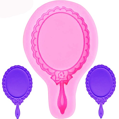 

Mirror Frame Silicone Cake Mold DIY Fondant Kitchen Bake Tools