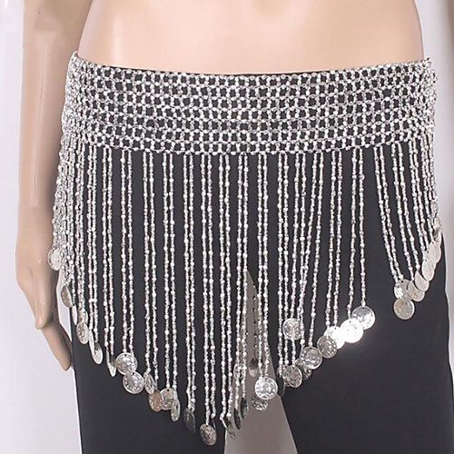 

Belly Dance Ordinary Women's Training Polyester Belt Hip Scarf