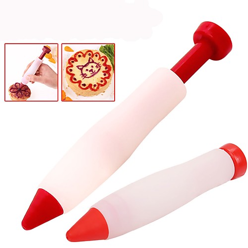 

Writing Silicone Pen Chocolate Decorating ToolsIcing Piping Pastry Nozzles