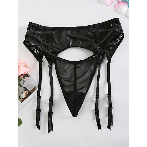 

Women's Solid Colored G-strings & Thongs Panties / Ultra Sexy Panty Sexy Black M