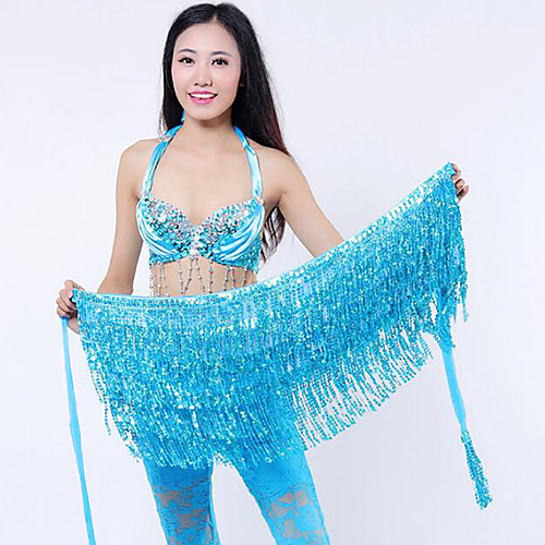 

Belly Dance Ordinary Women's Training Polyester Belt Hip Scarf