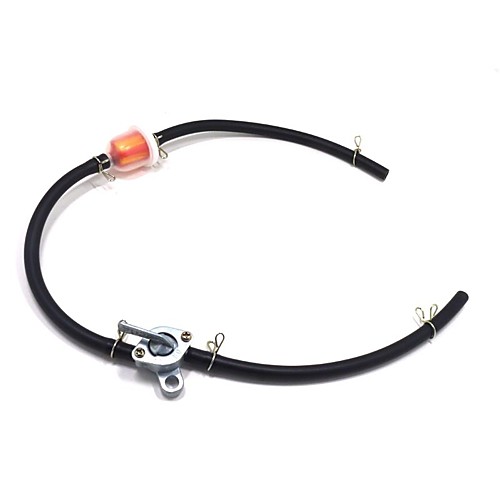 

49-110CC Pocket Dirt Bike Mini Quad Fuel Hose Clamp Switch Petcock Set