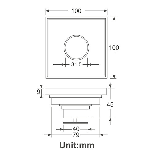 

Drain Modern Brass 1 pc - Hotel bath