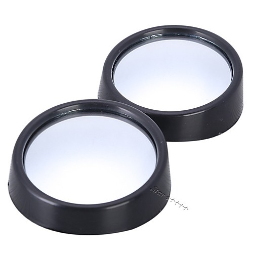 

2pcs/lot universal driver 2 side wide angle round convex car vehicle mirror blind spot auto rearview for all car