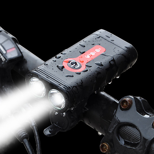 

LED Bike Light Front Bike Light LED Bicycle Cycling Waterproof with Quick Charge 2.0 Rechargeable Battery 1200 lm Built-in Li-Battery Powered White Cycling / Bike / Aluminum Alloy