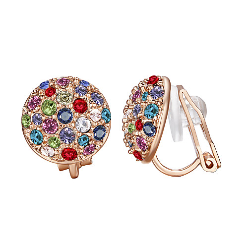 

Women's Hoop Earrings European Gold Plated Earrings Jewelry Gold For Party Birthday Daily Office & Career