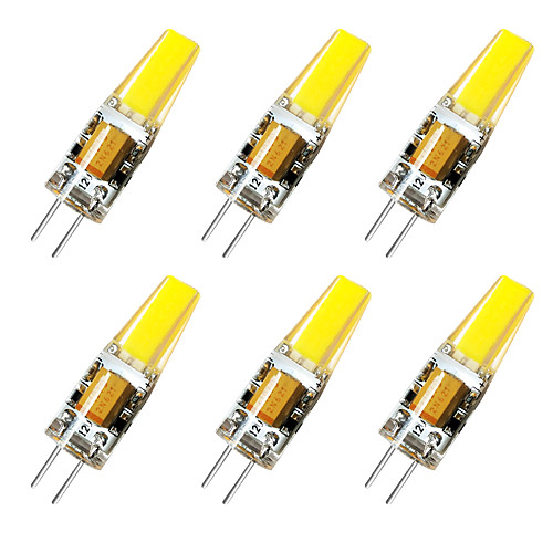 

6 pcs G4 3W 1LED Dimmable Corn Light AC12V White / Warm White