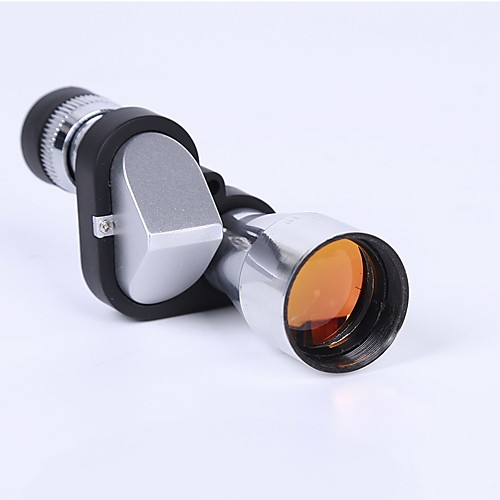 

8 X 20 mm Monocular Lenses Portable BAK7 Camping / Hiking / Caving Everyday Use Multifunction Chrome