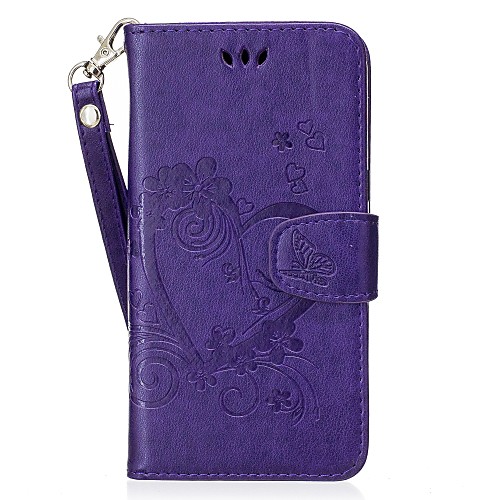 

Case For Samsung Galaxy A3(2017) / A5(2017) / A7(2017) Wallet / Card Holder / with Stand Full Body Cases Solid Color / Butterfly Hard PU Leather