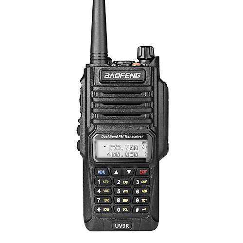 

BAOFENG UV-9R Handheld IP7 Waterproof Dual Band Walkie Talkie Two Way Radio Intercom Wide Range Compatible Frequency Handheld Dual Band