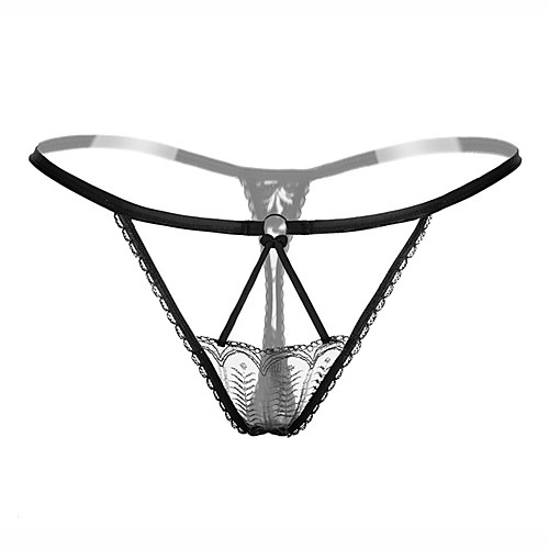 

Women's Normal Lace Jacquard G-strings & Thongs Panties High Elasticity Low Rise Sexy 1box Blushing Pink One-Size