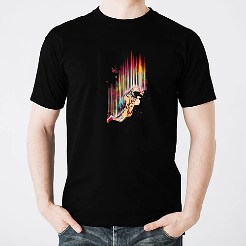

LED T-shirts Glow Pure Cotton LED Casual 2 AAA Batteries