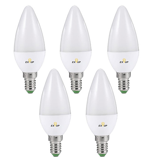 

5pcs 6 W LED Candle Lights 450-500 lm E14 C37 10 LED Beads SMD 2835 Warm White Cold White 220-240 V 110-130 V / 5 pcs / RoHS / Energy Star / ERP / LVD