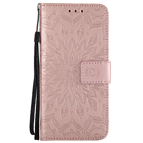 

Case For Samsung Galaxy A3(2017) / A5(2017) / A8 2018 Wallet / Card Holder / with Stand Full Body Cases Mandala Hard PU Leather