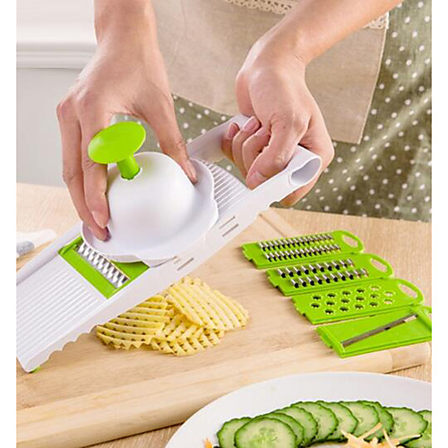 

1pc Kitchen Tools Plastics Multi-function Cutter & Slicer Fruit / Vegetable