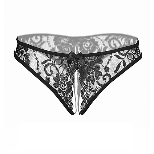 

Women's Plus Size Lace Open Crotch Jacquard White Black Red Big Size One-Size / 1box
