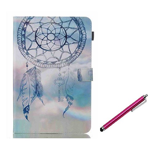 

Phone Case For Samsung Galaxy Tab 4 7.0 Tab S2 9.7 Tab S2 8.0 Tab E 9.6 Tab E 8.0 Tab A 9.7 Tab A 8.0 (2017) Tab A 7.0 (2016) Tab A 10.1 (2016) Card Holder Dream Catcher Hard PU Leather