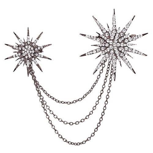 

Women's Brooches Snowflake Ladies Fashion Brooch Jewelry Silver For Daily Cosplay Costumes