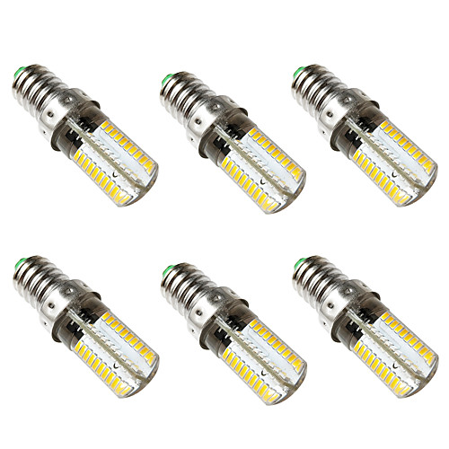 

6pcs 5 W LED Corn Lights 500 lm E14 80 LED Beads SMD 3014 Warm White White 220-240 V