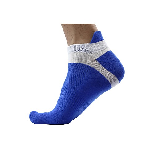 

Compression Socks Athletic Sports Socks Running Socks 1 Pair Men's Tube Socks Socks Toe Socks Basketball Tennis Basketball Outdoor Exercise Sports Solid Colored Cotton Dark Grey White Black