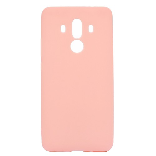 

Case For Huawei Mate 10 / Mate 10 pro / Mate 10 lite Frosted Back Cover Solid Colored Soft TPU