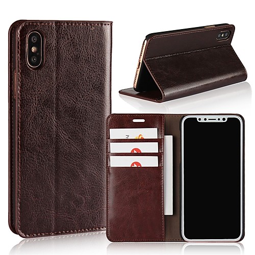 

Phone Case For Apple Full Body Case Wallet Card iPhone X iPhone 8 Plus iPhone 8 iPhone 7 Plus iPhone 7 iPhone 6s Plus iPhone 6s iPhone 6 Plus iPhone 6 iPhone SE / 5s Wallet Card Holder Shockproof