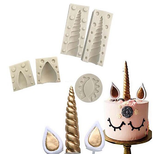 

5pcs Cake Molds Christmas Silicone Cake
