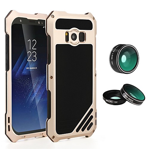 

Case For Samsung Galaxy S8 Plus / S8 / S7 edge Shockproof / Armor Full Body Cases Solid Colored Hard Metal