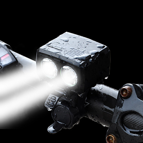 

LED Bike Light Front Bike Light Headlight LED Bicycle Cycling Waterproof Special Designed Multiple Modes Super Brightest Li-polymer 1800 lm Rechargeable Built-in Li-Battery Powered USB White Cycling